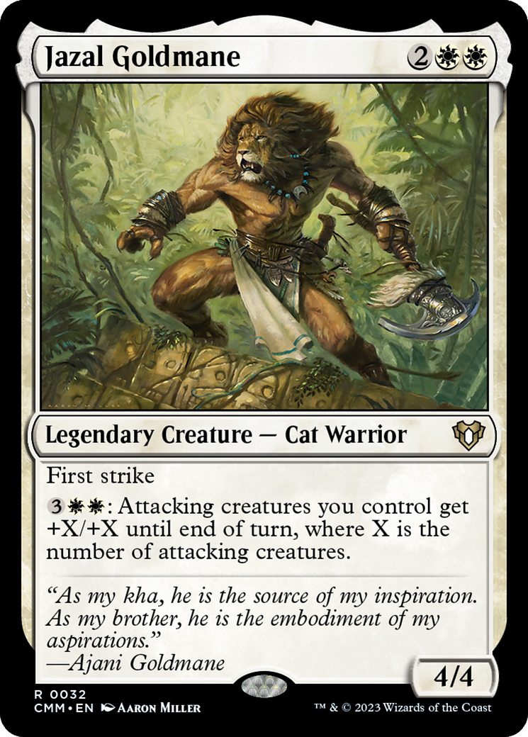 Jazal Goldmane (CMM) 32 - WZRD TCG