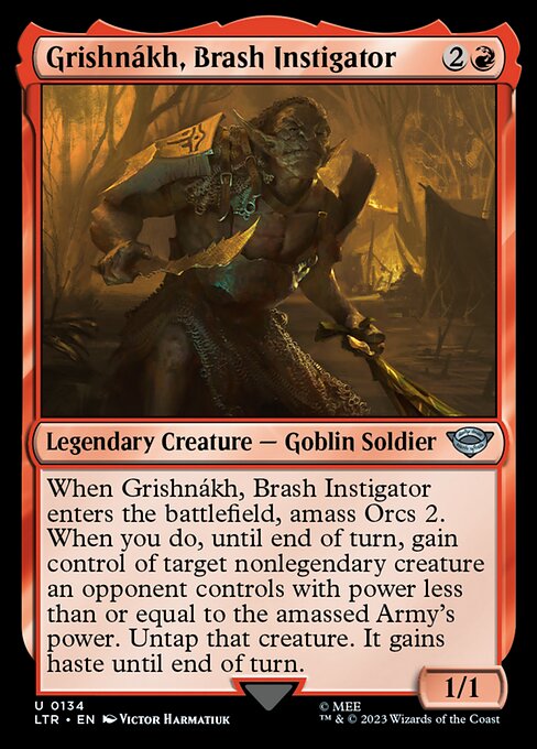 Grishnákh, Brash Instigator front