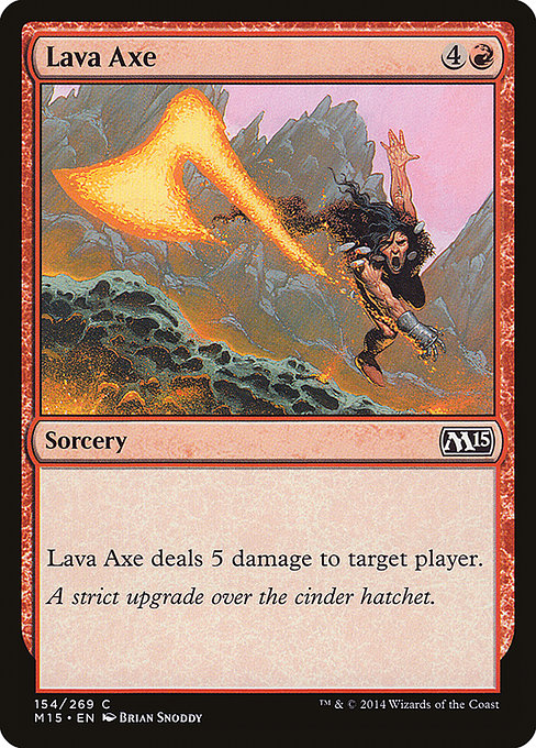 Lava Axe front