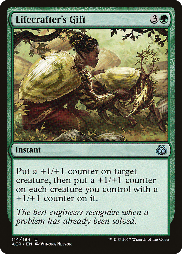 Lifecrafter's Gift (AER) 114 - WZRD TCG