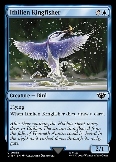 Ithilien Kingfisher front