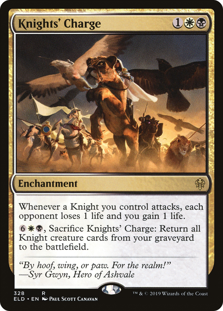 Knights' Charge (ELD) 328 - WZRD TCG
