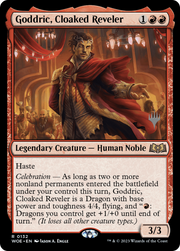 Goddric, Cloaked Reveler (PWOE) 132p - WZRD TCG