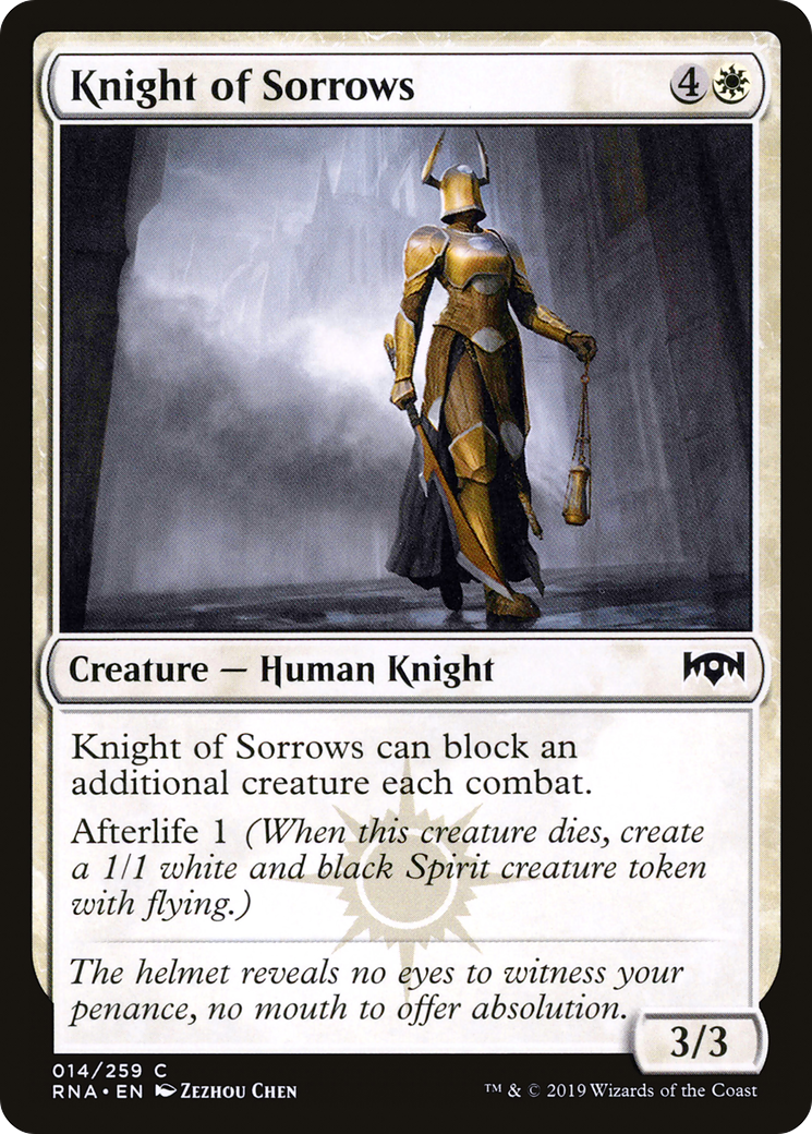 Knight of Sorrows (RNA) 14 - WZRD TCG