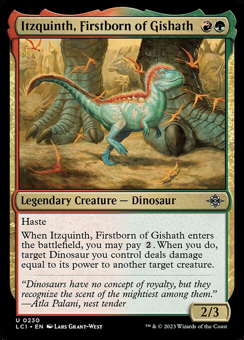 Itzquinth, Firstborn of Gishath front