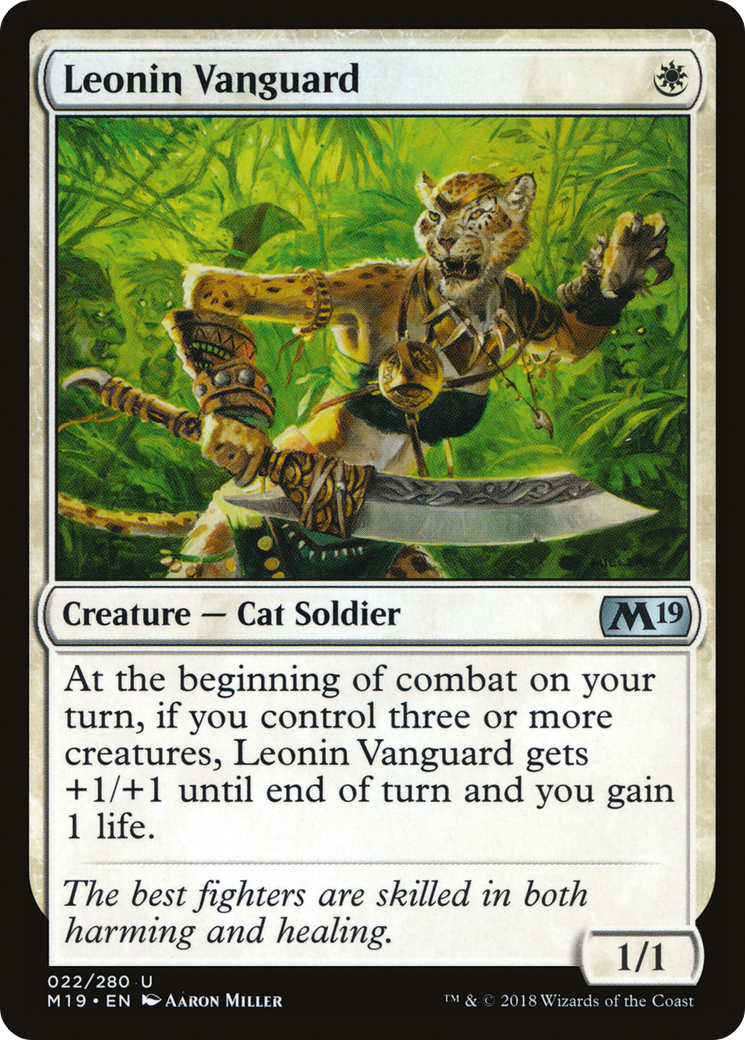 Leonin Vanguard (M19) 22 - WZRD TCG