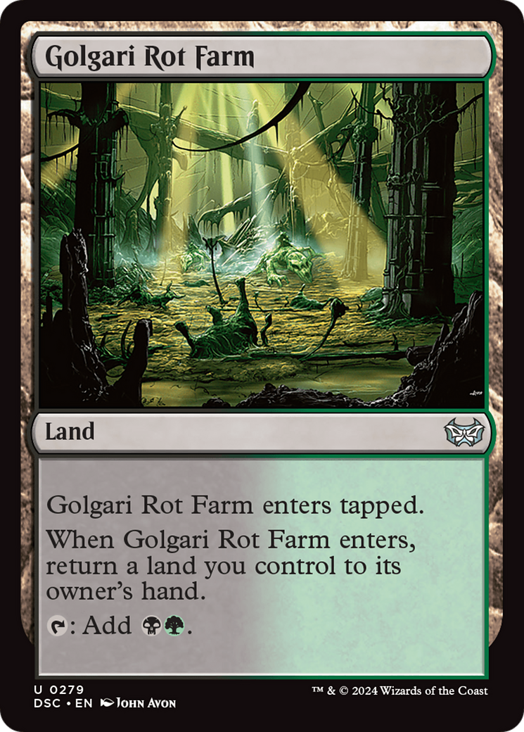 Golgari Rot Farm (DSC) 279 - WZRD TCG