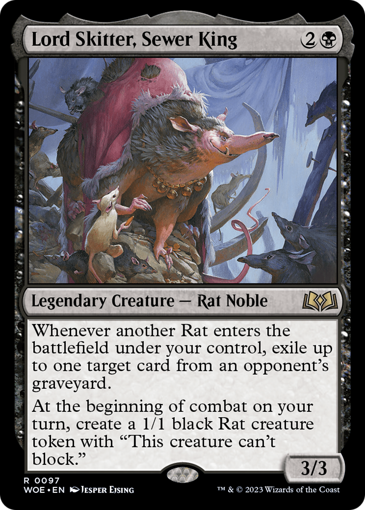 Lord Skitter, Sewer King (WOE) 97 - WZRD TCG