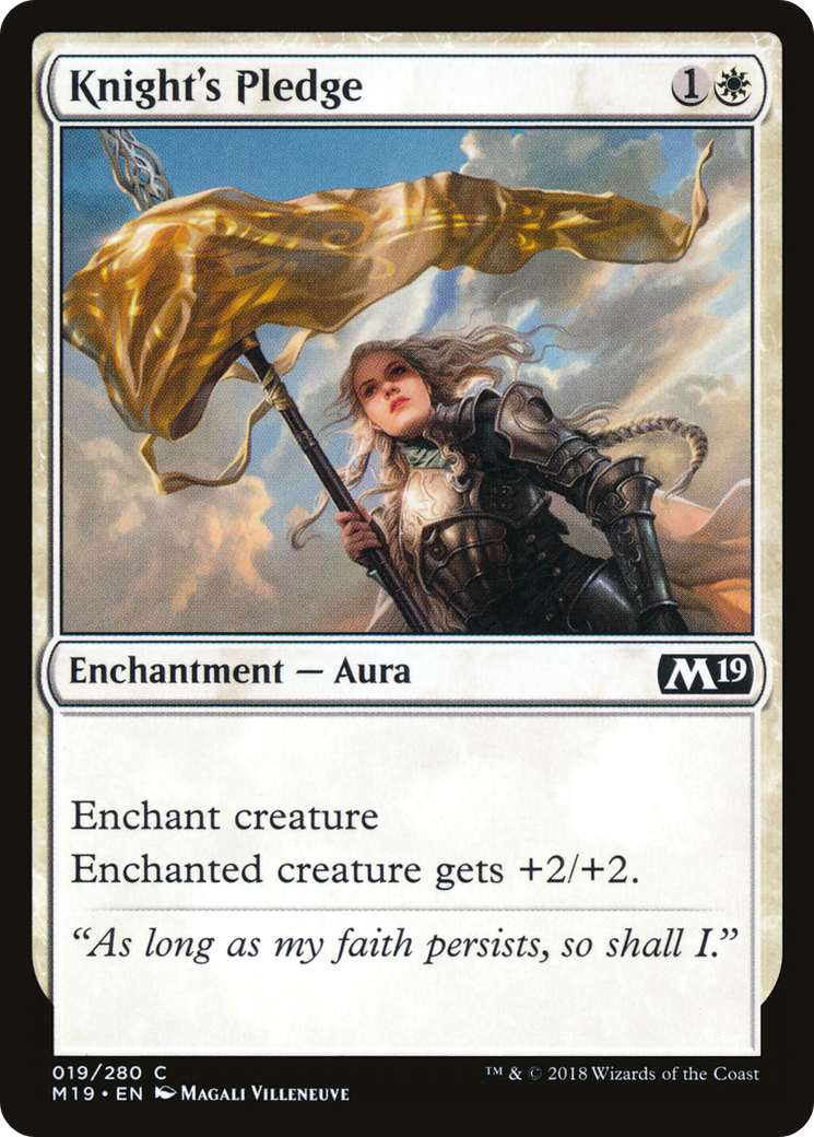Knight's Pledge (M19) 19 - WZRD TCG