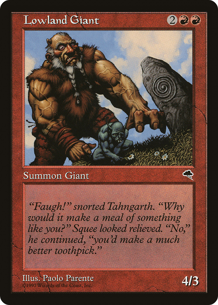 Lowland Giant (TMP) 187 - WZRD TCG