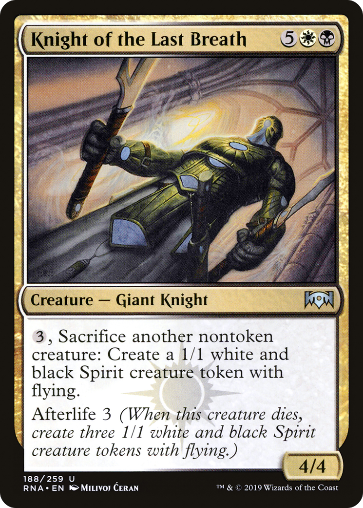 Knight of the Last Breath (RNA) 188 - WZRD TCG