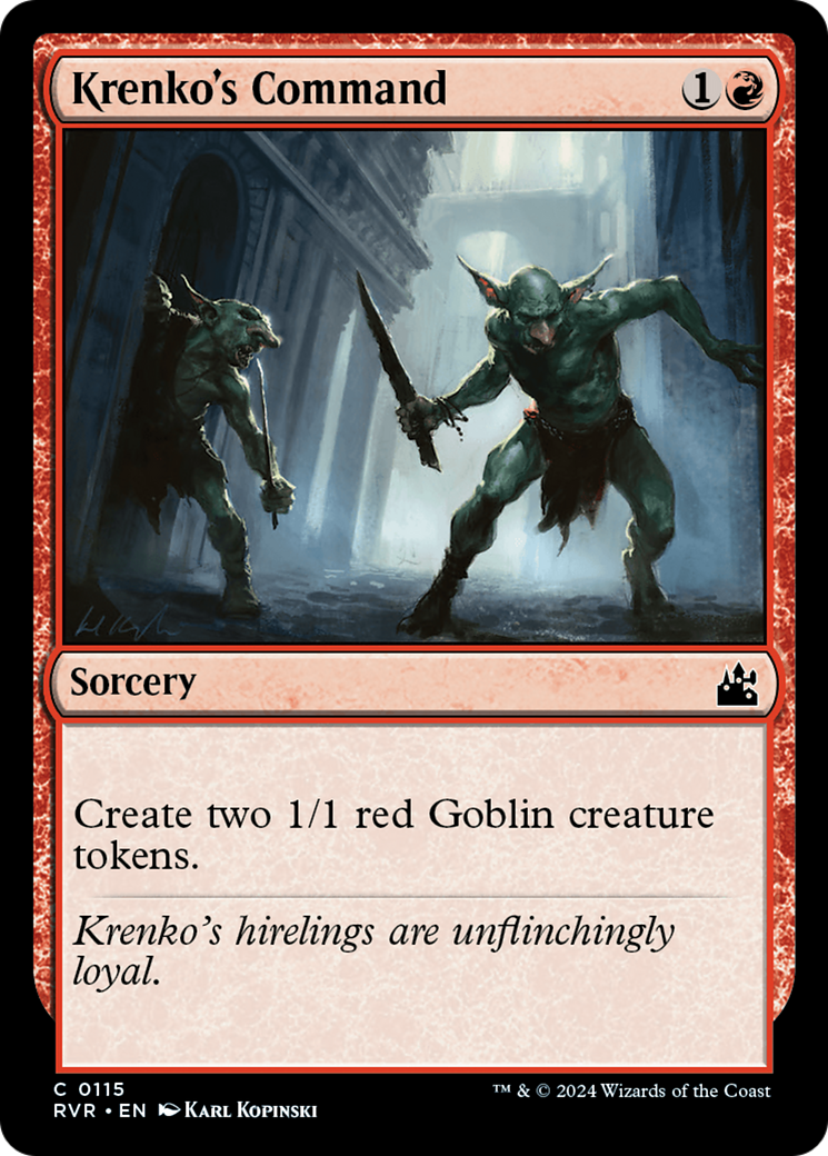 Krenko's Command (RVR) 115 - WZRD TCG