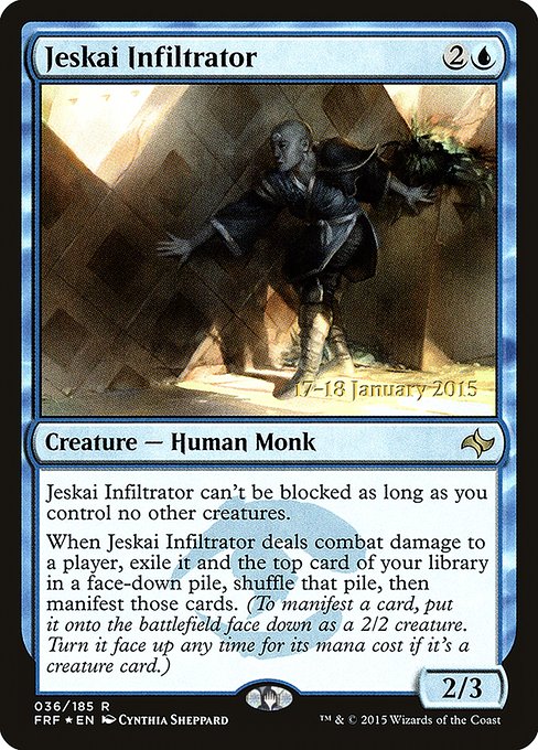Jeskai Infiltrator front