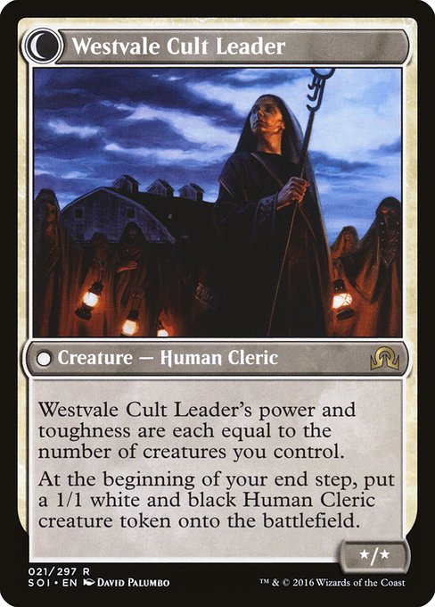 Hanweir Militia Captain // Westvale Cult Leader back