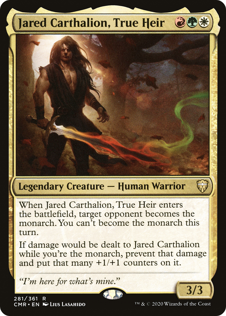 Jared Carthalion, True Heir (CMR) 281 - WZRD TCG