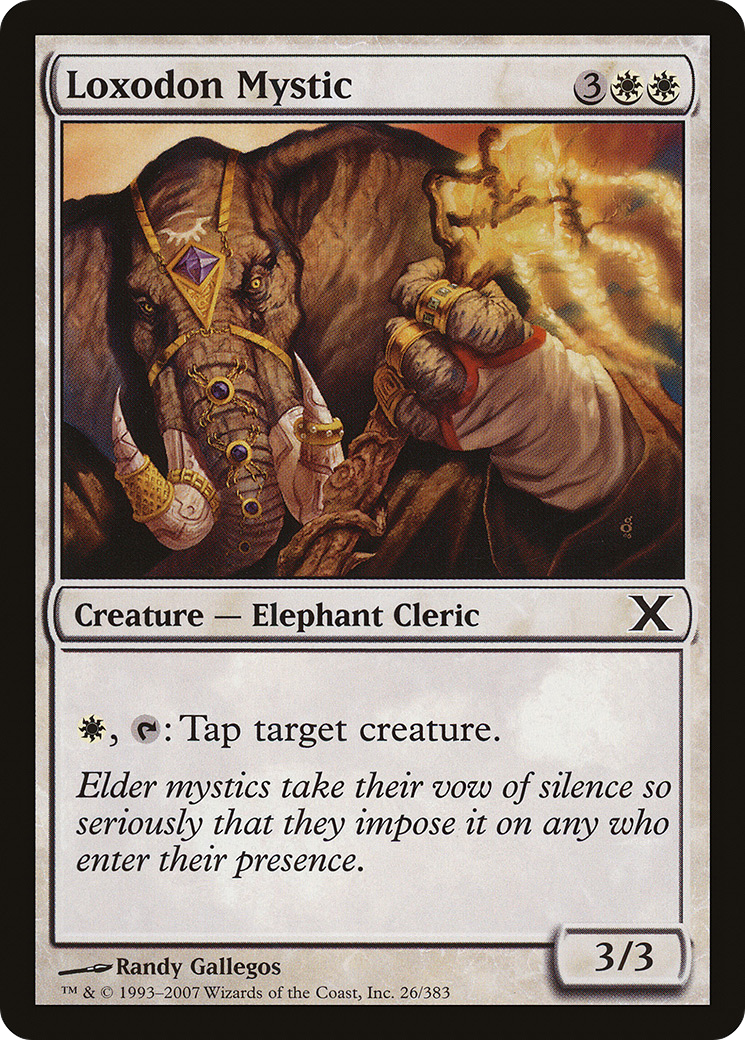 Loxodon Mystic (10E) 26 - WZRD TCG