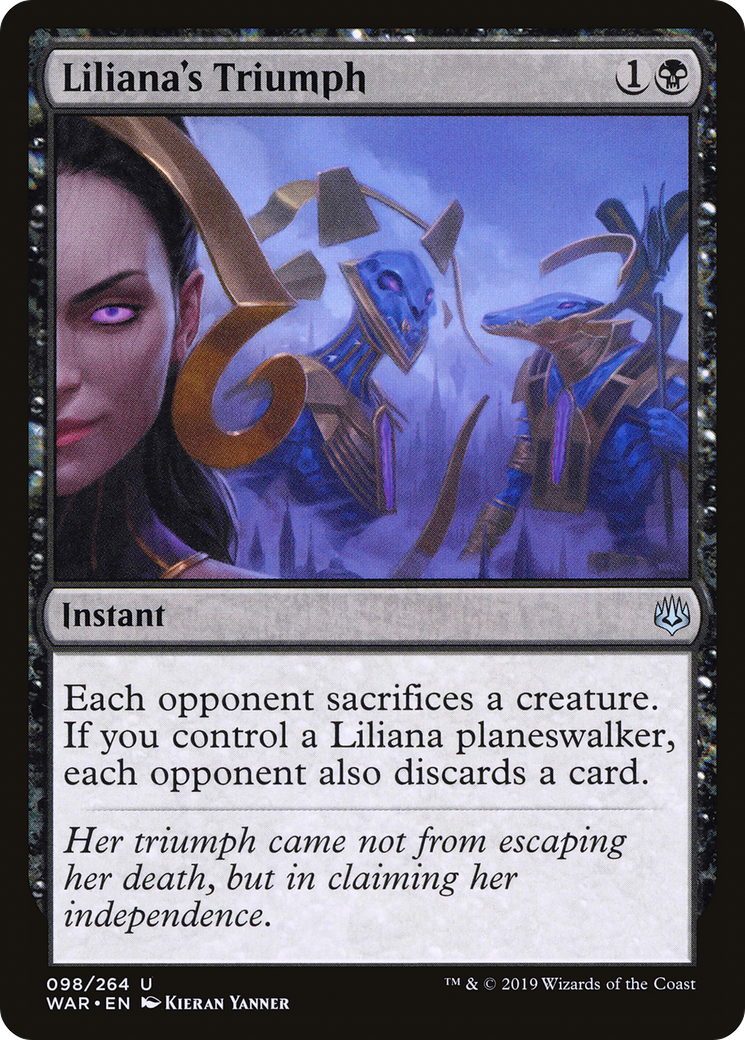 Liliana's Triumph (WAR) 98 - WZRD TCG
