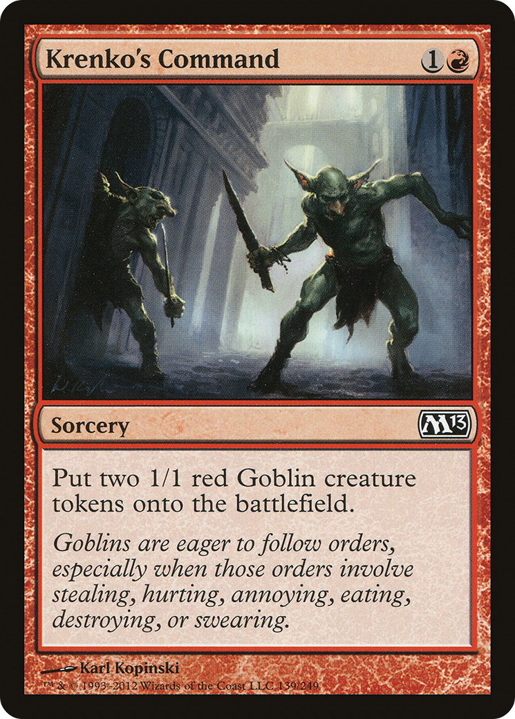 Krenko's Command (M13) 139 - WZRD TCG