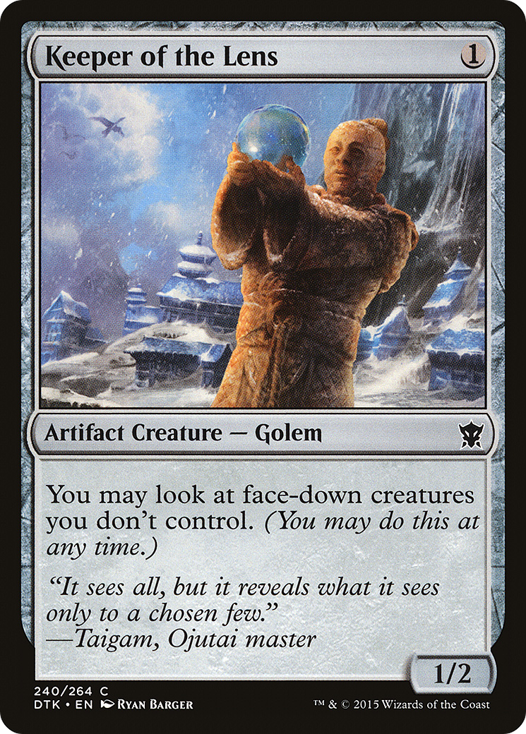 Keeper of the Lens (DTK) 240 - WZRD TCG
