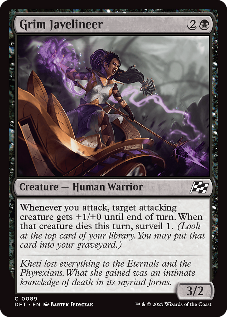 Grim Javelineer (DFT) 89 - WZRD TCG