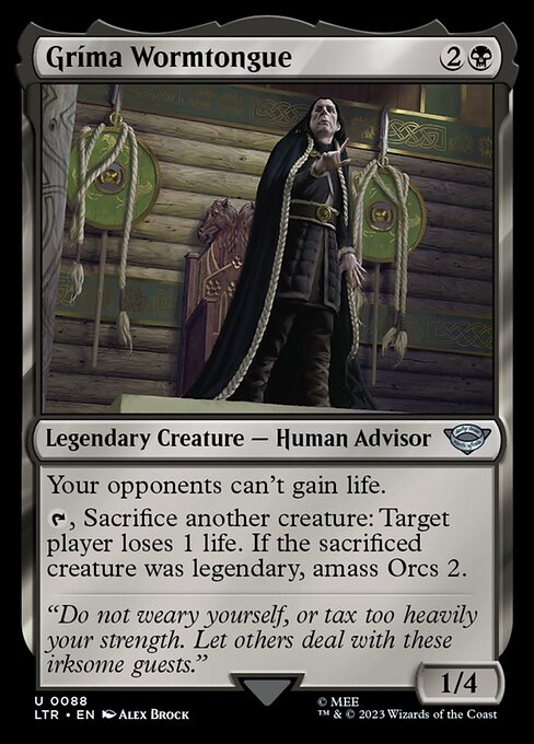 Gríma Wormtongue front