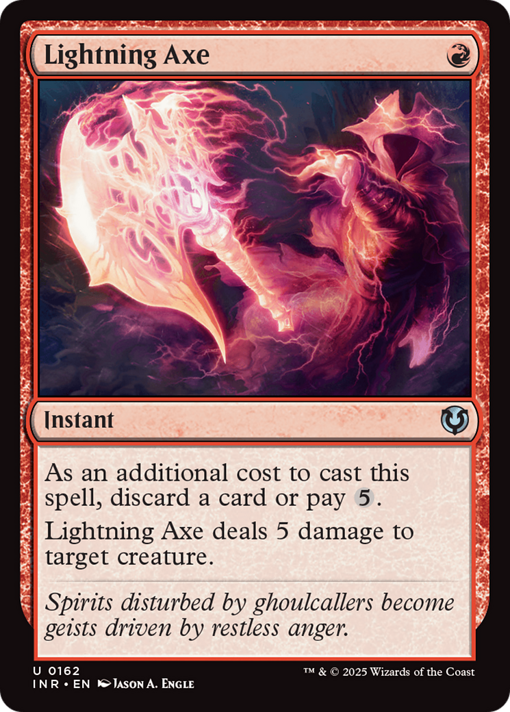 Lightning Axe (INR) 162 - WZRD TCG