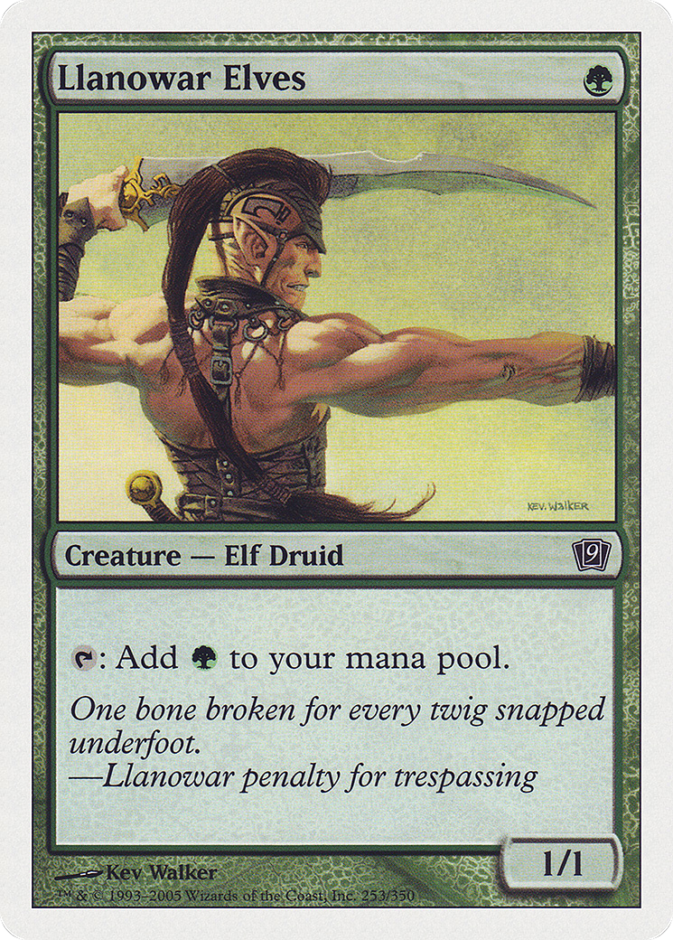 Llanowar Elves (9ED) 253 - WZRD TCG