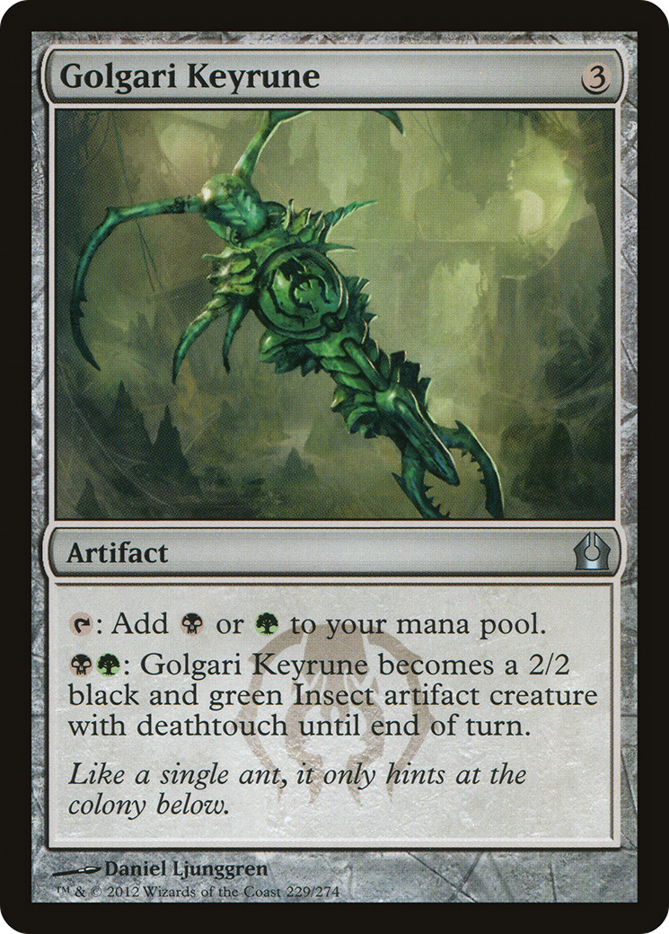 Golgari Keyrune (RTR) 229 - WZRD TCG