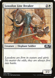 Loxodon Line Breaker (M19) 24 - WZRD TCG