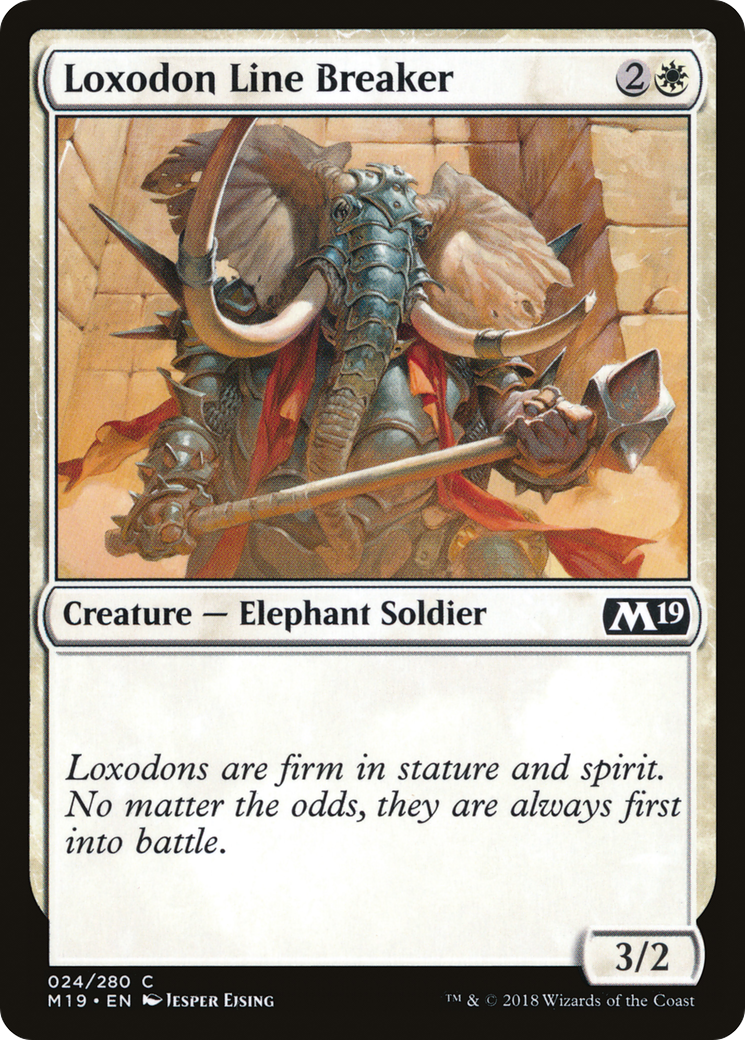Loxodon Line Breaker (M19) 24 - WZRD TCG