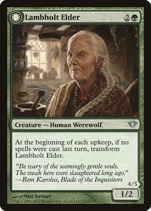 Lambholt Elder // Silverpelt Werewolf front