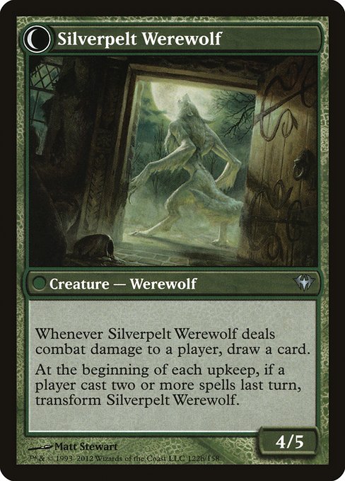 Lambholt Elder // Silverpelt Werewolf back