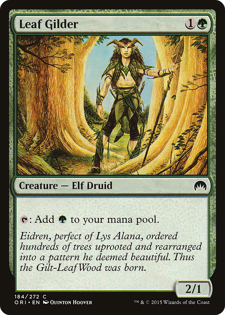 Leaf Gilder (ORI) 184 - WZRD TCG