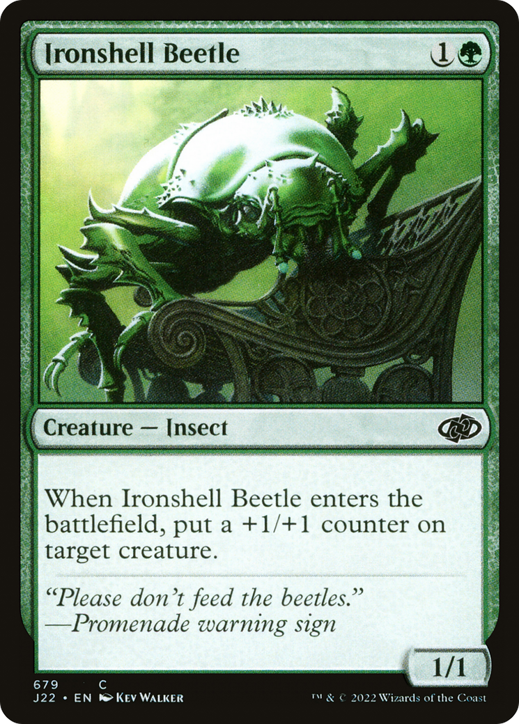 Ironshell Beetle (J22) 679 - WZRD TCG