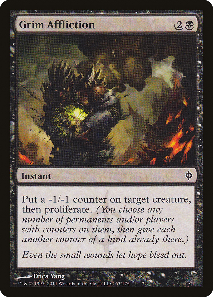 Grim Affliction (NPH) 63 - WZRD TCG