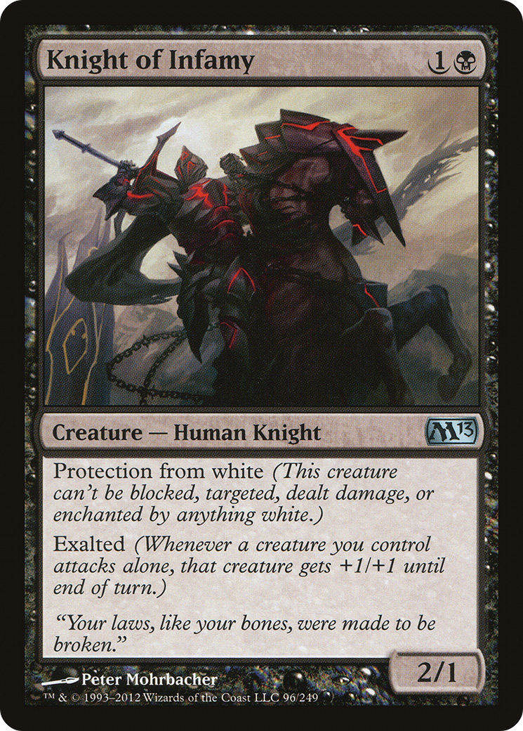 Knight of Infamy (M13) 96 - WZRD TCG