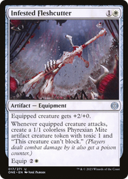 Infested Fleshcutter (ONE) 17 - WZRD TCG