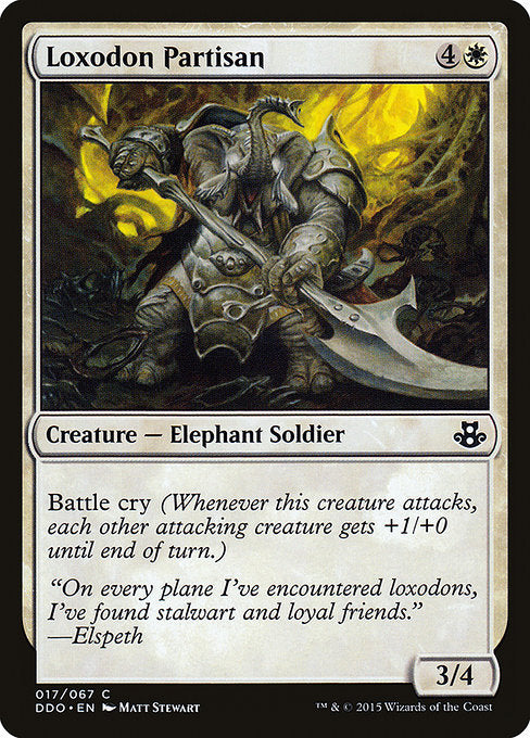 Loxodon Partisan front