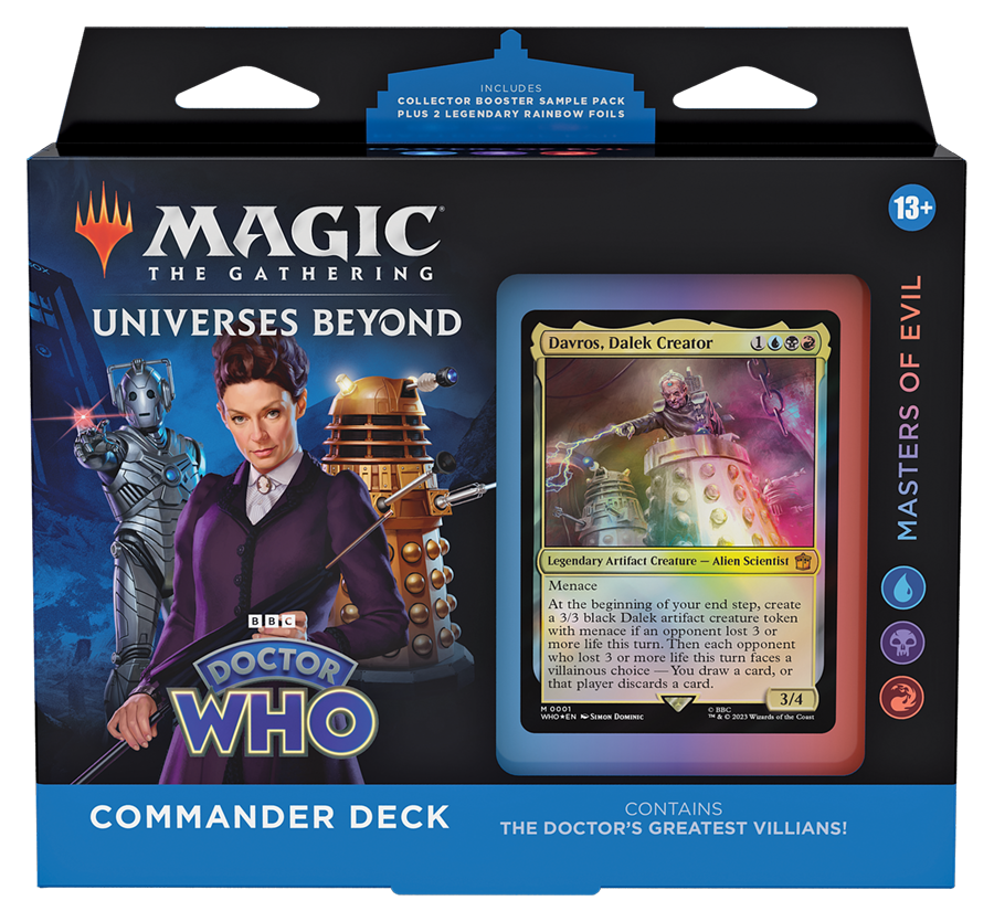 Doctor Who - Commander Decks - Masters of Evil WZRD TCG Doctor Who - Commander Decks - Masters of Evil WZRD TCG