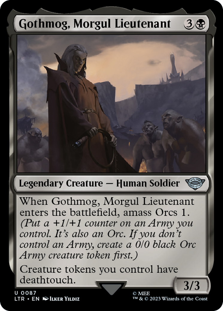 Gothmog, Morgul Lieutenant (LTR) 87 - WZRD TCG