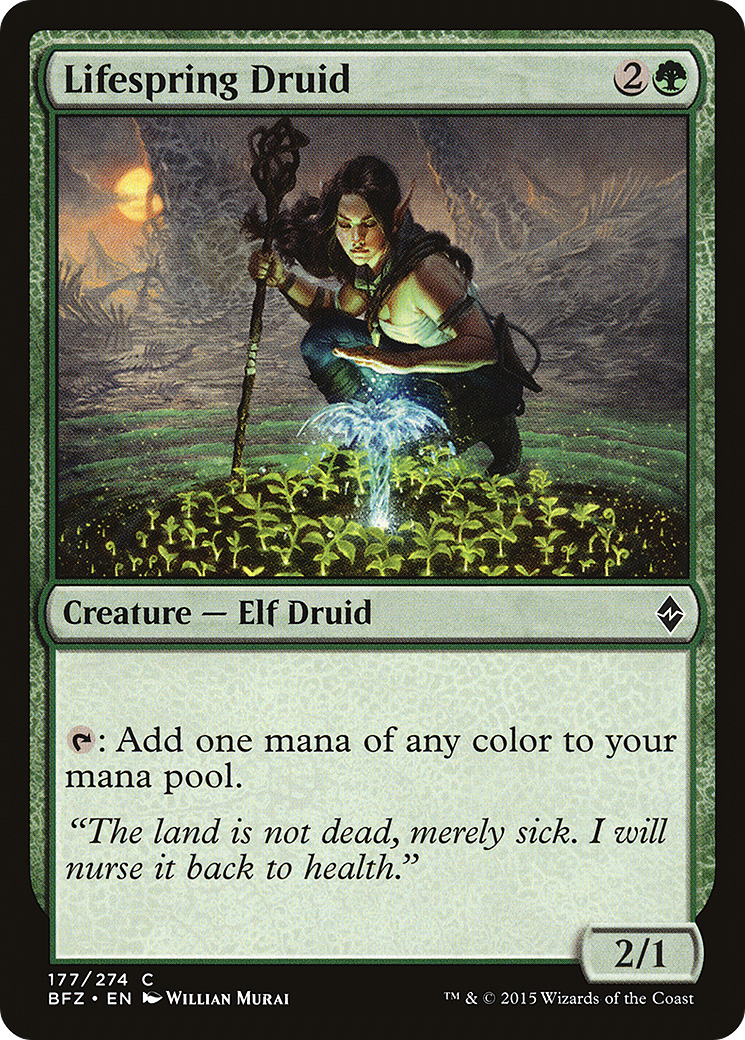 Lifespring Druid (BFZ) 177