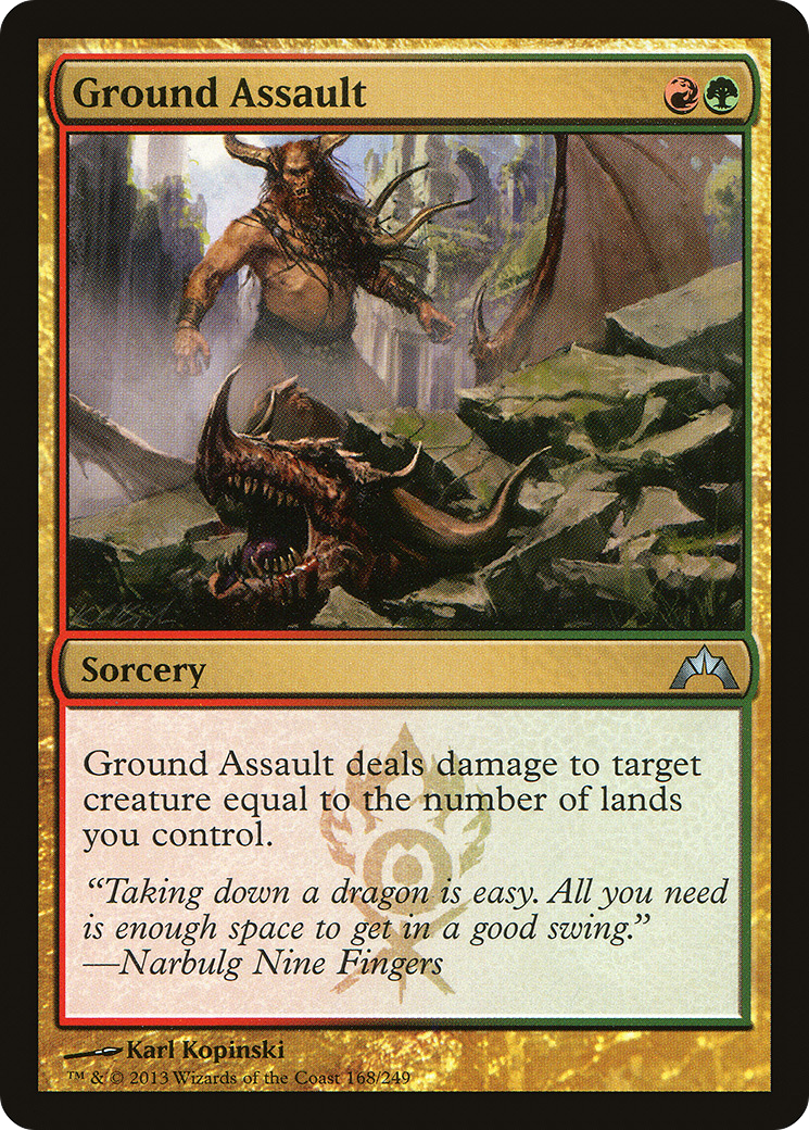 Ground Assault (GTC) 168 - WZRD TCG