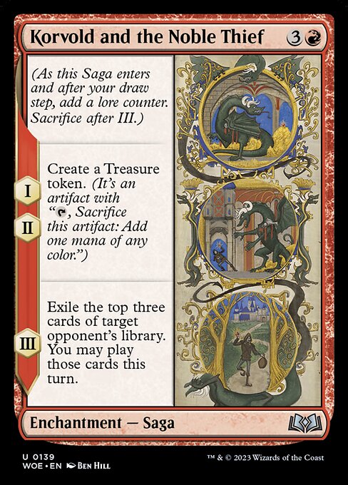 Korvold and the Noble Thief front
