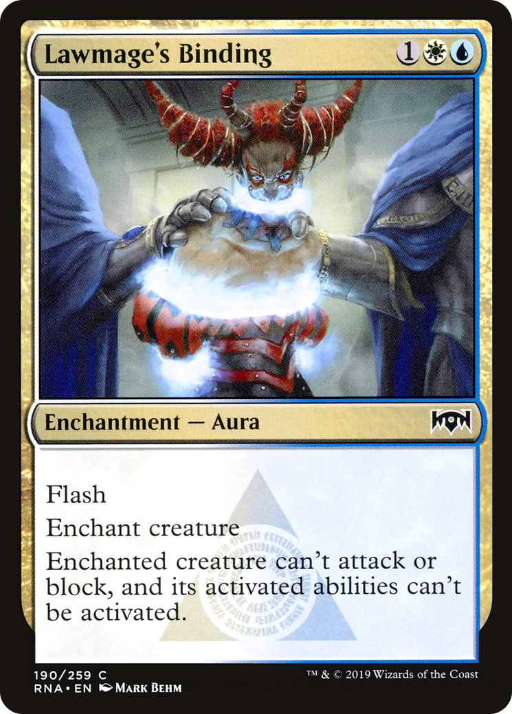 Lawmage's Binding (RNA) 190 - WZRD TCG