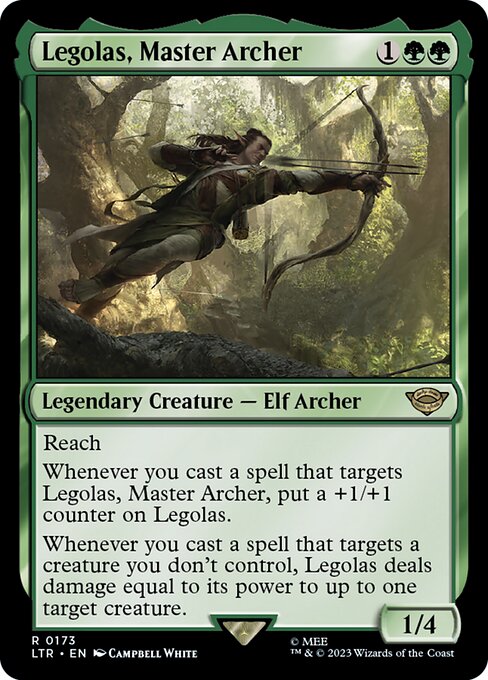 Legolas, Master Archer front
