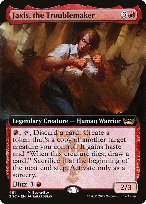 Jaxis, the Troublemaker front
