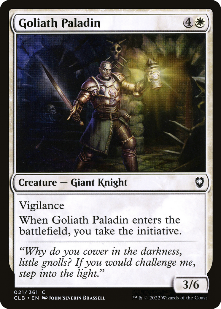 Goliath Paladin (CLB) 21 - WZRD TCG