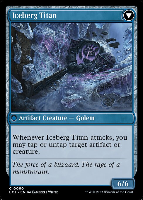 Inverted Iceberg // Iceberg Titan (The Lost Caverns of Ixalan 60) - WZRD TCG
