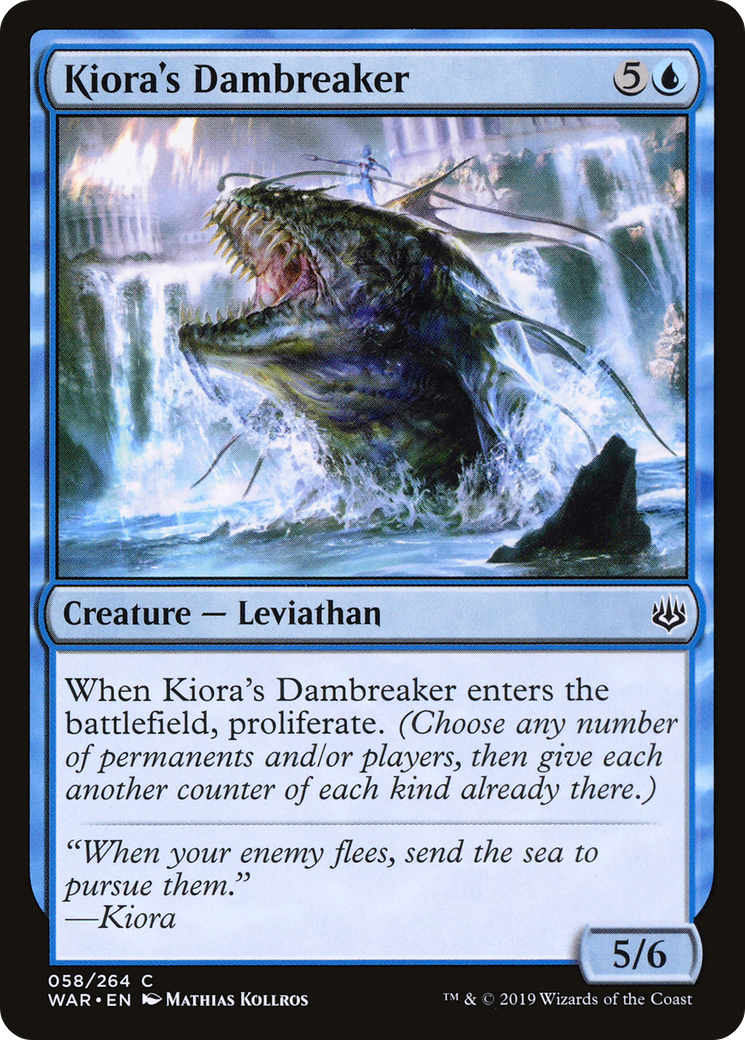 Kiora's Dambreaker (WAR) 58 - WZRD TCG