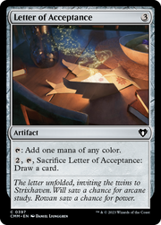 Letter of Acceptance (CMM) 397 - WZRD TCG